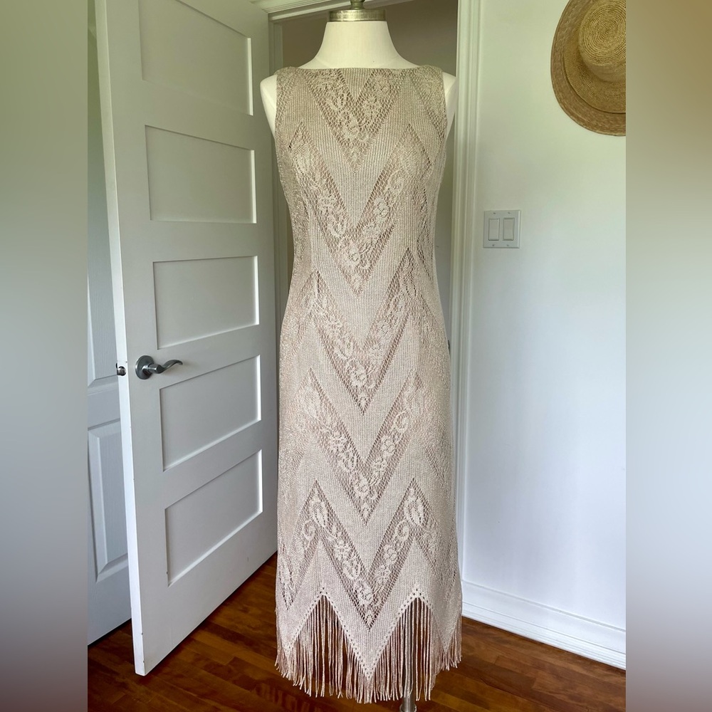 Vintage fringe dress